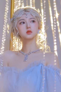 Yituyu Ice Princess Yizi Yiii: Ethereal Winter Fashion Photography - image 7