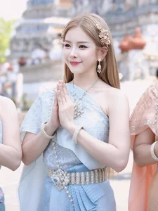 DJ Mie Stuns in Traditional Thai Dress During Thailand Getaway - image 1