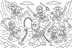 148+ Ninjago Coloring Pages: Unleash Your Child's Creativity with Epic Ninja Designs - image 16