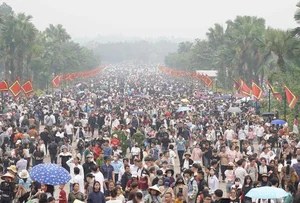 Massive Crowds Gather at Hung Temple for Ancestral Anniversary - image 9
