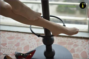 IESS 019 Xiao Liu: Classic Nude Oil Shiny Stockings Volume 2 - image 10