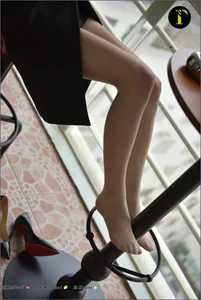 IESS 019 Xiao Liu: Classic Nude Oil Shiny Stockings Volume 2 - image 75