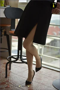 IESS 019 Xiao Liu: Classic Nude Oil Shiny Stockings Volume 2 - image 55