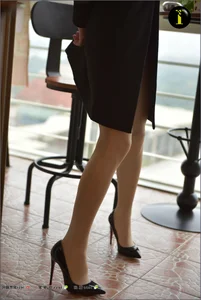 IESS 019 Xiao Liu: Classic Nude Oil Shiny Stockings Volume 2 - image 69