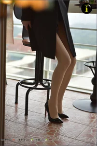 IESS 019 Xiao Liu: Classic Nude Oil Shiny Stockings Volume 2 - image 12