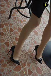 IESS 019 Xiao Liu: Classic Nude Oil Shiny Stockings Volume 2 - image 82