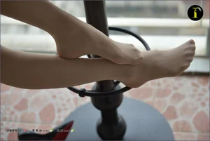IESS 019 Xiao Liu: Classic Nude Oil Shiny Stockings Volume 2 - image 39
