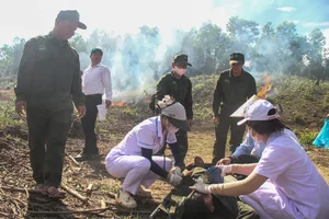 Da Nang Conducts Massive Forest Firefighting Drills Amid Heatwave - image 0