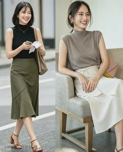 Elegant Fashion for Women Over 50: The Perfect Skirt and Blouse Combo - image 3