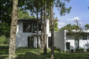 Exploring the Serene Pine Forest Villa in Hanoi: A Masterpiece of Modern Architecture and Nature - image 0