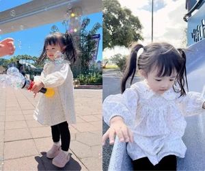Winnie, Daughter of Dong Nhi and Ong Cao Thang, Grows Up Like a Princess - image 3