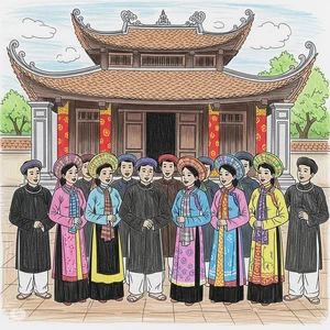 Capturing the Soul of Quan Ho Bac Ninh Folk Singing in Art - image 13