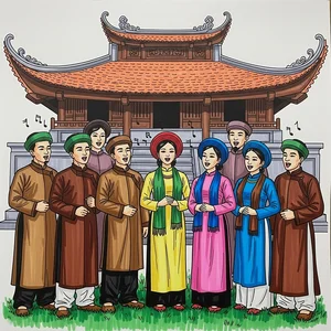 Capturing the Soul of Quan Ho Bac Ninh Folk Singing in Art - image 2