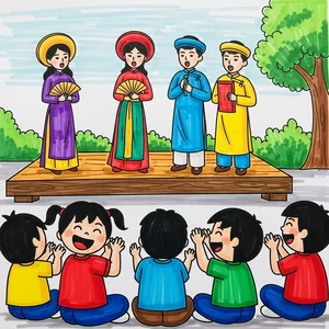 Capturing the Soul of Quan Ho Bac Ninh Folk Singing in Art - image 8