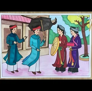 Capturing the Soul of Quan Ho Bac Ninh Folk Singing in Art - image 11