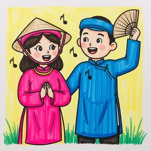 Capturing the Soul of Quan Ho Bac Ninh Folk Singing in Art - image 25