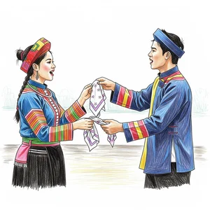 Capturing the Soul of Quan Ho Bac Ninh Folk Singing in Art - image 1