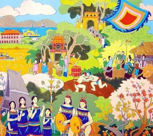 Traditional Vietnamese Craft Villages: Meaningful Paintings Celebrating Cultural Heritage - image 29