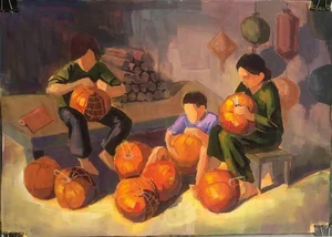 Traditional Vietnamese Craft Villages: Meaningful Paintings Celebrating Cultural Heritage - image 28