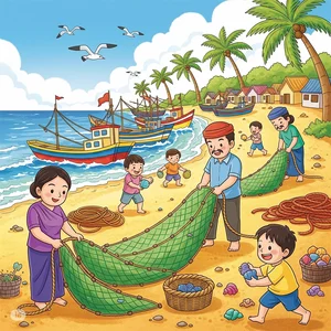 Traditional Vietnamese Craft Villages: Meaningful Paintings Celebrating Cultural Heritage - image 12