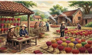 Traditional Vietnamese Craft Villages: Meaningful Paintings Celebrating Cultural Heritage - image 18