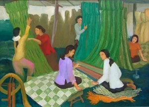 Traditional Vietnamese Craft Villages: Meaningful Paintings Celebrating Cultural Heritage - image 15
