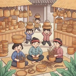 Traditional Vietnamese Craft Villages: Meaningful Paintings Celebrating Cultural Heritage - image 24