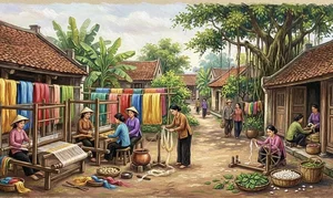 Traditional Vietnamese Craft Villages: Meaningful Paintings Celebrating Cultural Heritage - image 37