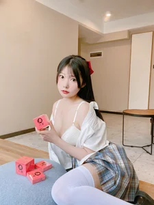 Stunning JK Uniform Plaid Skirt Aesthetic with Xiang Cao Miao Lu Lu - Elephant JK Series - image 0