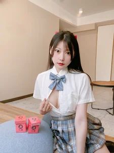 Stunning JK Uniform Plaid Skirt Aesthetic with Xiang Cao Miao Lu Lu - Elephant JK Series - image 14