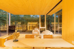 Modern Minimalist Glass and Wood Forest Retreat: A Serene One-Story Sanctuary for Slow Living and Nature Immersion - image 2