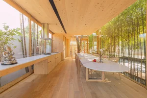 Modern Minimalist Glass and Wood Forest Retreat: A Serene One-Story Sanctuary for Slow Living and Nature Immersion - image 17