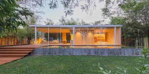 Modern Minimalist Glass and Wood Forest Retreat: A Serene One-Story Sanctuary for Slow Living and Nature Immersion - image 27