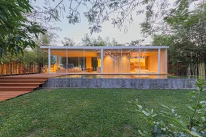 Modern Minimalist Glass and Wood Forest Retreat: A Serene One-Story Sanctuary for Slow Living and Nature Immersion - image 18