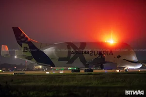 The Giant Airbus Beluga XL 'White Whale' Makes Historic First Landing in Vietnam - image 0