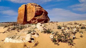 The Mystery of Al Naslaa: Saudi Arabia's Perfectly Split Sandstone Rock - image 1