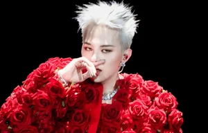 G-Dragon Sparks Global Fashion Trend with Iconic Rose Shirt and Crown Accessories - image 11