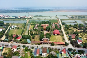 Stunning Giant Temple Gate Becomes a Must-Visit Tet Destination - image 7