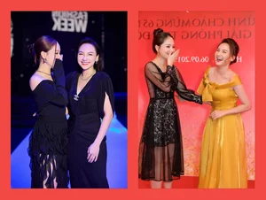 Vietnamese Celebrities Shine: Thuy Anh and Thanh Huong’s Stunning Red Carpet Fashion Moments - image 1