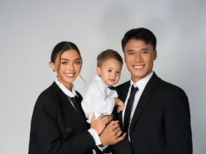 Goalkeeper Bui Tien Dung and Wife Dianka Zakhidova Celebrate Son’s Birthday - image 6