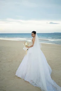 Van Lam and Yen Xuan Shine in Romantic Beachside Wedding - image 6