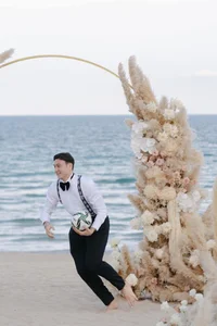 Van Lam and Yen Xuan Shine in Romantic Beachside Wedding - image 4