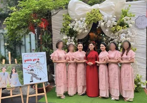 Tuyet Nhung Wedding Photos: Late Singer Phi Nhung's Adopted Daughter Radiates Joy on Her Special Day - image 1