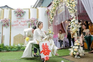 Unique Vietnamese Engagement Ceremonies: Bringing Wedding Gifts in Wheelbarrows - image 3