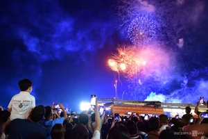 Spectacular Fireworks Over Ho Chi Minh City Celebrating 50 Years of Unity - image 9