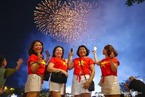 Spectacular Fireworks Over Ho Chi Minh City Celebrating 50 Years of Unity - image 7
