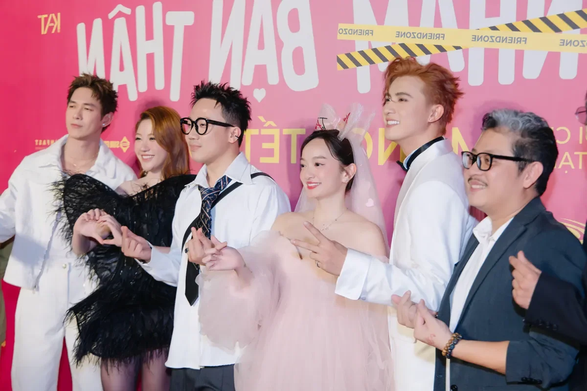 Tran Ngoc Vang and Kaity Nguyen Spark Chemistry at Movie Premiere
