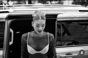 Thao Nhi Le Sparks Controversy with Bold Lingerie Red Carpet Look - image 2