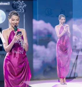 Former VTV Presenter Shines with Bold and Luxurious Fashion Transformation - image 6