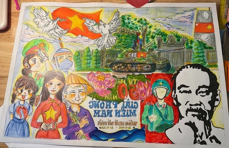 Top 50+ Historical Tank Drawings Commemorating Independence Palace